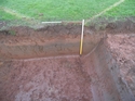 Thumbnail of SE facing section Trench 9, View NW