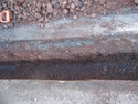 Thumbnail of end of fence. shows fe pipe in base; NW