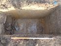 Thumbnail of Plan shot of hole dug in Trench 4