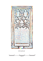 Thumbnail of Drawing of nave pew, Bath Abbey, South Aisle H, north end