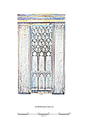 Thumbnail of Drawing of nave pew, Bath Abbey, South Aisle REAR back view