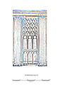 Thumbnail of Drawing of nave pew, Bath Abbey, South Aisle REAR back view