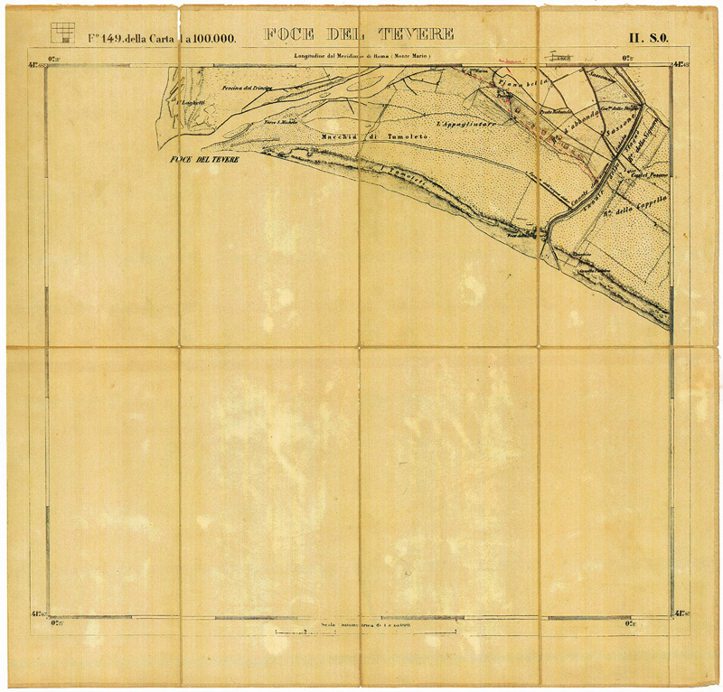 Thomas Ashby's annotated field map 1