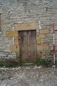 Thumbnail of The Barn door detail front elevation wester half