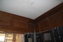 Thumbnail of The oak panelling in the upper part of the entrance hall