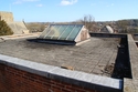 Thumbnail of The flat roof over the boardroom and its skylight, looking north-east