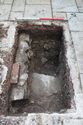 Thumbnail of Trench 3, looking north-east (1m scale)