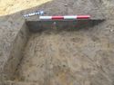 Thumbnail of NW facing shot of ditches 1044 and 1046: relationship #1