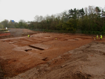 Image from Aldi, Exeter Road, Topsham, Devon. Archaeological Evaluation and Excavation.