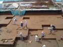 Thumbnail of excavation of the Upper Palaeolithic living floor