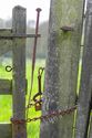 Thumbnail of Old field gate with locks. Photo taken by author.