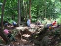 Thumbnail of Volunteers hard at work on the Cottage Dig
