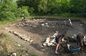 Thumbnail of A large Hellenistic-period building being revealed in Trench F