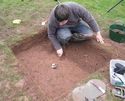Thumbnail of Bitterley Excavation - cleaning back