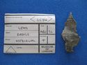 Thumbnail of Lead pilgrim badge, depicting the mitred head of Thomas Becket dating to c.1530 – 1570, and from shelf 496 of our metal store