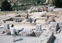 Thumbnail of Fig. 3. Excavations in the central court of the Minoan palace at Knossos