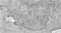 Thumbnail of Vertical aerial photograph of the meadows at Baluss, Longisde, 1988, showing the pattern of rigs and drains. Copyright NCAP
