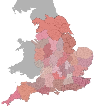 Domesday Shires and Hundreds of England