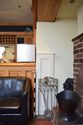 Thumbnail of Ground floor, central room (B), fireplace to N wall, panel to W side, looking W