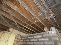 Thumbnail of Ground floor, west room (D), ceiling prior to cutting for new lift shaft, looking SW