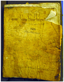 Port book manuscript image