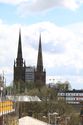 Thumbnail of Distant view of St Michael's Cathedral and Holy Trinity Church Towers with Civic Centre 4 building to rear