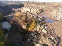 Thumbnail of Fagley Quarry, Fagley Lane, Eccleshill, Bradford:  Scotch Derrick Crane, Facing  West