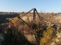 Thumbnail of Fagley Quarry, Fagley Lane, Eccleshill, Bradford:  Scotch Derrick Crane, Facing West