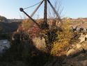 Thumbnail of Fagley Quarry, Fagley Lane, Eccleshill, Bradford:  Scotch Derrick Crane, Facing West