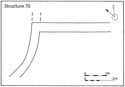 Thumbnail of 26.01 Plan of S70, possibly phase 5.1, 12th century; straight and curved lengths of possible boundary wall and gravel surfaces were recovered during a watching brief on machine stripping