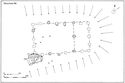 Thumbnail of 28.02 Plan of S96 as constructed late in phase 5.2, the end of the 12th century. Like its predecessor S21 it was restricted to the artificial platform dimensions, and it probably had two rooms separated by a partition; the west room and south had a number of stake holes. S96 was associated with mortar mixer SS8 which appeared to cut its south-west corner