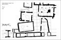 Thumbnail of 35.01 Spatial analysis of the entrance to the northern court Route H and its relationship with hall S17, latrine block S27, kitchen S28, guest hall S29, gate S31, and staff quarters S30. The squares are 1 pole (5.029m)