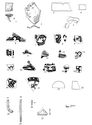 Thumbnail of 40.04 Illustrated artefacts, catalogue 1-27: roofing lead, painted window glass, and came