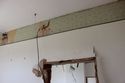Thumbnail of Wallpaper Room 101 (about level of former suspended ceiling)