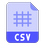 csv file format icon