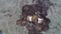 Thumbnail of Excavation of concrete foundation pads in centre row of hangars at RAF Elmswell/Great Ashfield (Great Ashfield, Suffolk).