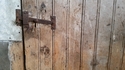 Thumbnail of Hut at Kirk Oer (Roberton, Scottish Borders). Internal door showing letters 