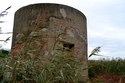 Thumbnail of Anti-aircraft gun tower, converted to anti-submarine cylindrical brick casemate (Rainham Nature Reserve, Rainham, Thurrock).