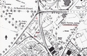 Thumbnail of Downs Haven Shelter, also Durdham Downs Shelter (Upper Belgrave Road/Blackboy Hill/Westbury Road, Durdham Down, Bristol). Ordnance Survey map obtained from Peter Davey's 'Bristol's Tramways book' plate 10 (which also gives a photograph of the site in 1938). The introduction states that the ordnance survey maps are to the scale of 1 in 2500 and date from 1903 to 1913. The fou