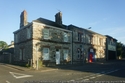 Thumbnail of Red Rose Social Club, formerly Ulverston Drill Hall (Victoria Road, Ulverston, South Lakeland, Cumbria). Front elevation oblique.