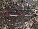 Thumbnail of Yateley military practice trenches (Yateley, Hart, Hampshire). In situ picket.