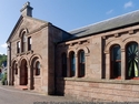 Thumbnail of The Mackerchar Hall, formerly Fortrose Drill Hal (Cathedral Square, Fortrose, Highland). Front elevation, Cathedral Square.