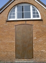 Thumbnail of Minehead Armoury, converted to armoury and used as a drill station (Quay Lane, Minehead, Somerset West and Taunton, Somerset). Door detail.