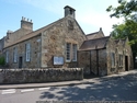 Thumbnail of Anstruther Drill Hall, formerly Free Church School (Backdykes/Mayview Avenue, Anstruther Easter, Anstruther, Fife). Front and side elevation, Backdykes.