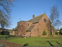 Thumbnail of All Saints Episcopalian Church, was built in 1917 by the Ministry of Munitions to serve the large Anglican population working in the area's armaments factories (Annan Road/Central Avenue, Gretna, Dumfries and Galloway). South east elevation.