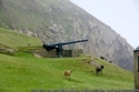 Thumbnail of Hirta -2 (Hirta Village Bay, St Kilda, Scotland). German submarine U-90 surfaced on 15 May 1918 firing shells to destroy the radio mast and resulting in associated damage to buildings in the settlement but no casualties.