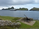 Thumbnail of Hirta -4 (Hirta Village Bay, St Kilda, Scotland). German submarine U-90 surfaced on 15 May 1918 firing shells to destroy the radio mast and resulting in associated damage to buildings in the settlement but no casualties.