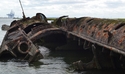 Thumbnail of Wreck of UB III class U-boat off East Hoo Creek near Kingsnorth, Medway. Looking forewards