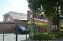 Thumbnail of Tenbury Wells Drill Hall, now Police Station (Berrington Street, Tenbury Wells, Tenbury, Malvern Hills, Worcestershire). Rear elevation.