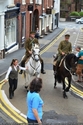 Thumbnail of The Wheatsheaf (High Street/Cross Street, Cheadle, Staffordshire Moorlands, Staffordshire) where in early August 1914 horses were brought to the yard to be inspected. The horses were brought back a couple of days later and handed over to the army in the Market Square. Horses in Cross Street 2015.